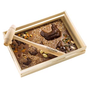 La tablette XXL de Pâques du chocolatier Monbana