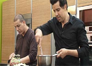 Abdel Allaoui reçoit Faudel sur Cuisine TV