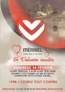 St Valentin gourmande à Méribel