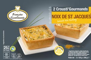 Crousti'Gourmands Noix de St-Jacques Française de Gastronomie