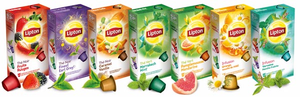 Les nouvelles capsules de thé et infusions Lipton