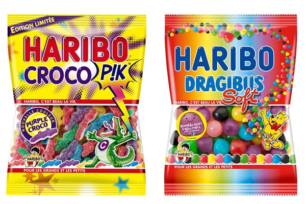 Haribo Croco Pik et Dragibus violet