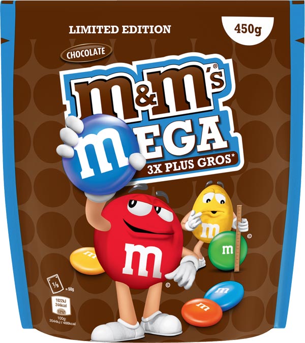 L'édition limitée M&M’s Méga
