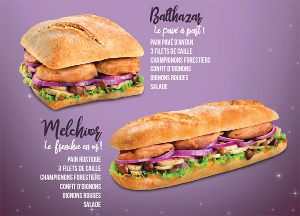Melchior et Balthazar, les recettes de fêtes de Speed Burgers