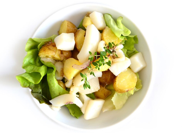 Salade de seiche & pommes de terre de l'ile de Ré
