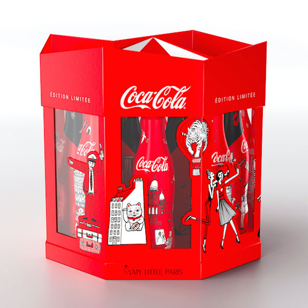 Coffret collector Coca-Cola Paris, MyLittleParis et Kanako