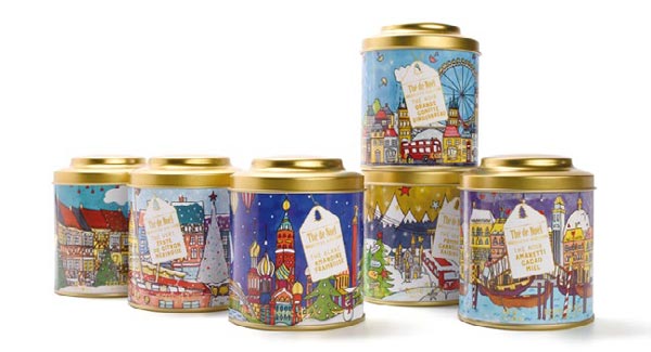 La collection de thés Marchés de Noël de Nature & Découvertes