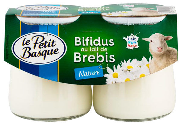 Bifidus au lait de brebis chez Le Petit Basque