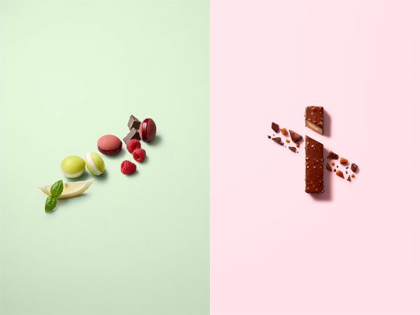 Bonbons frappés et Barre Givrée de La Maison du Chocolat et La Glacerie Paris