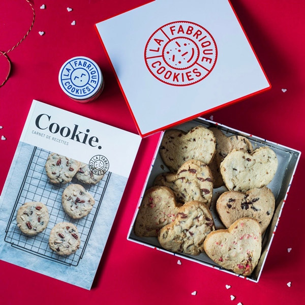 Coffret Saint-Valentin La Fabrique Cookies