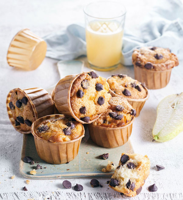 Recette des Muffins Poire Chocolat 