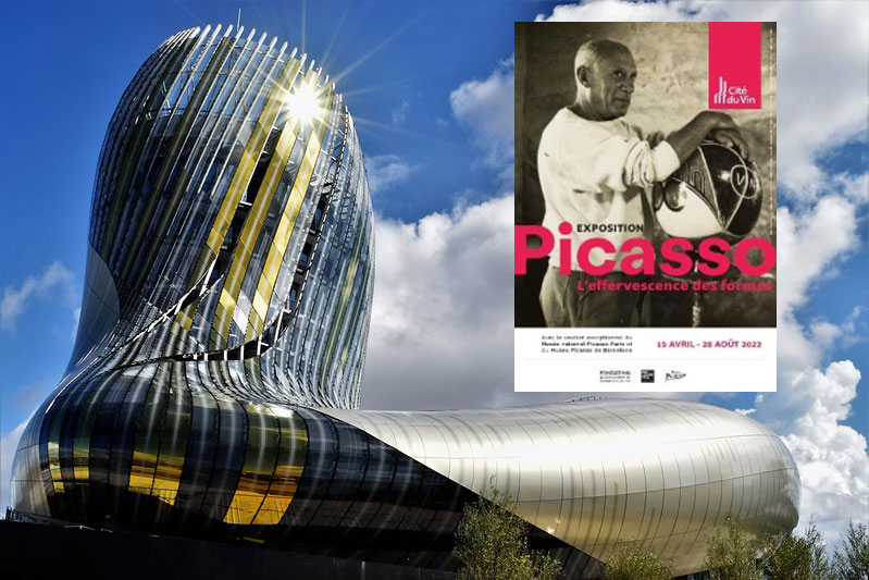 Picasso, l’effervescence des formes, expo à la Cité du Vin de Bordeaux ©Oli Lynch