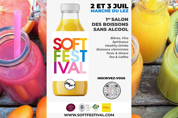Soft Festival, 1er salon français dédié aux boissons sans-alcool 