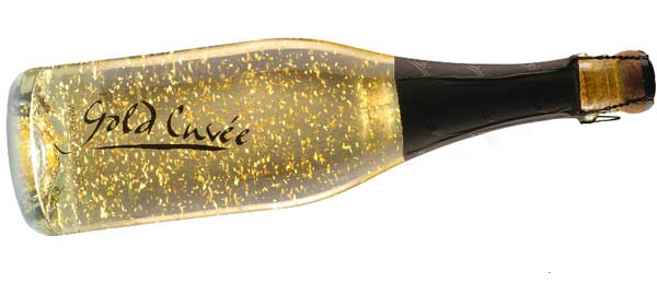 Gold Cuvée, un vin pétillant empli de paillettes d'or !